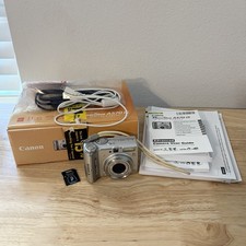 Canon PowerShot A570 IS 7.1MP Digital Camera In Box W/ SD Card Tested