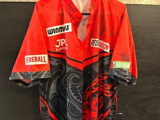 JONNY CLAYTON UK Masters Match Worn Signed Shirt