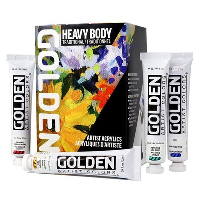 Heavy Body Acrylics by , Traditional Set, 7 Color, Professional Acrylic Paint