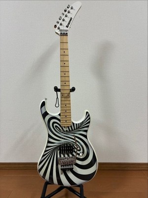 Electric Guitar Kramer The '84 Black & White Swirl 1984 S/N 21032900274 & Case