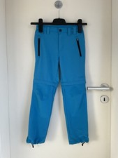 CMP Kinder Wanderhose 116 Blau Zip Shorts Lang Reißverschluss 