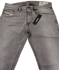 DIESEL HERREN Jeans THAVAR-XP R29V8 Stretch - W30 W32 / L30 Slim-Skinny Grau NEU