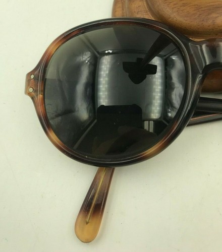Gafas de sol vintage Lumar Tortoise ovaladas con borde de cuerno SOLO MARCOS - Imagen 6 de 9