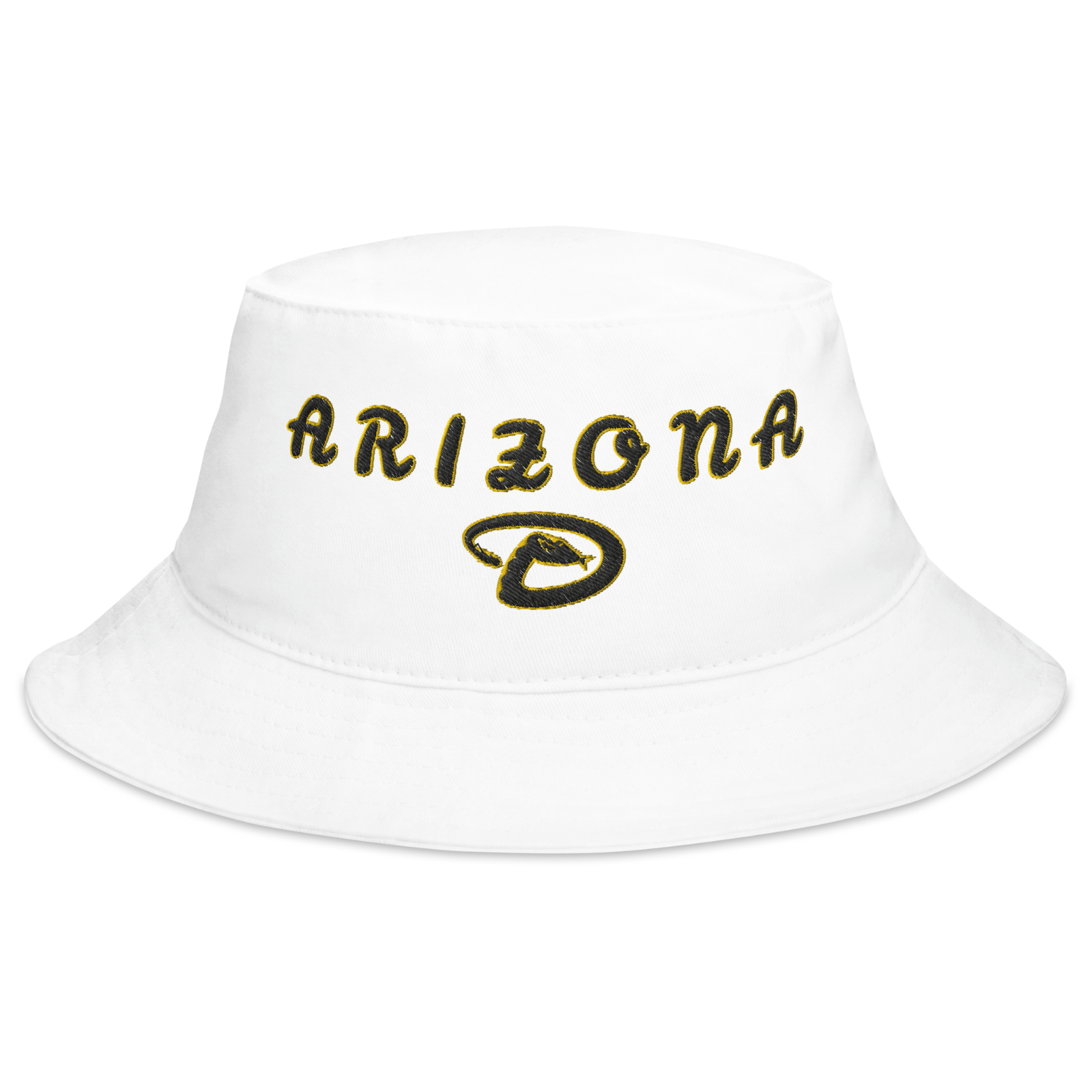 100 cotton twill Bucket Hat Arizona Diamondback Snake logo eBay