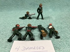 Vintage 1960 s Barclay Pod Foot Soldiers Lot of 6