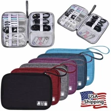 Electronic Digital Organizer Bag USB Cable Earphone Gadget Travel Storage Case