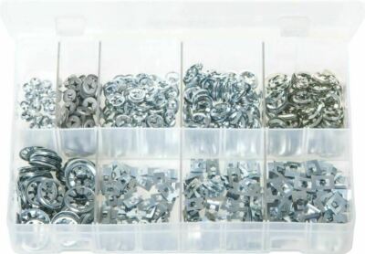 Sortimentskarton Flachclips Aufsteckfix / Befestigungen 1000 Stück - AB50