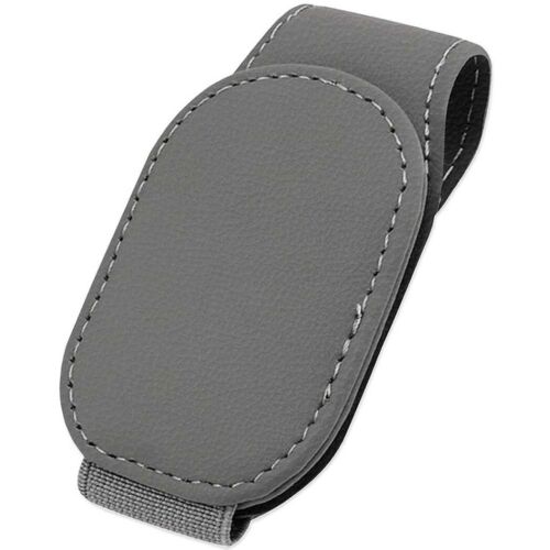 Leather Car Sun Visor Clip - Magnetic Glasses/Sunglasses, Card & Ticket Holder - Picture 7 of 12