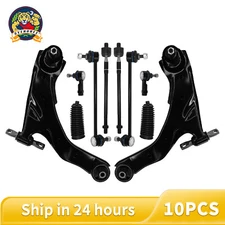 10pc Front Lower Control Arms Sway Bar Links for 2005-2009 Kia Spectra Spectra5