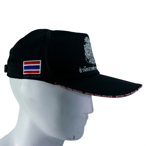 1 X Collectible Thai Royal Police Cap Souvenirs Thailand Black Hat Gift NEW - Picture 5 of 7