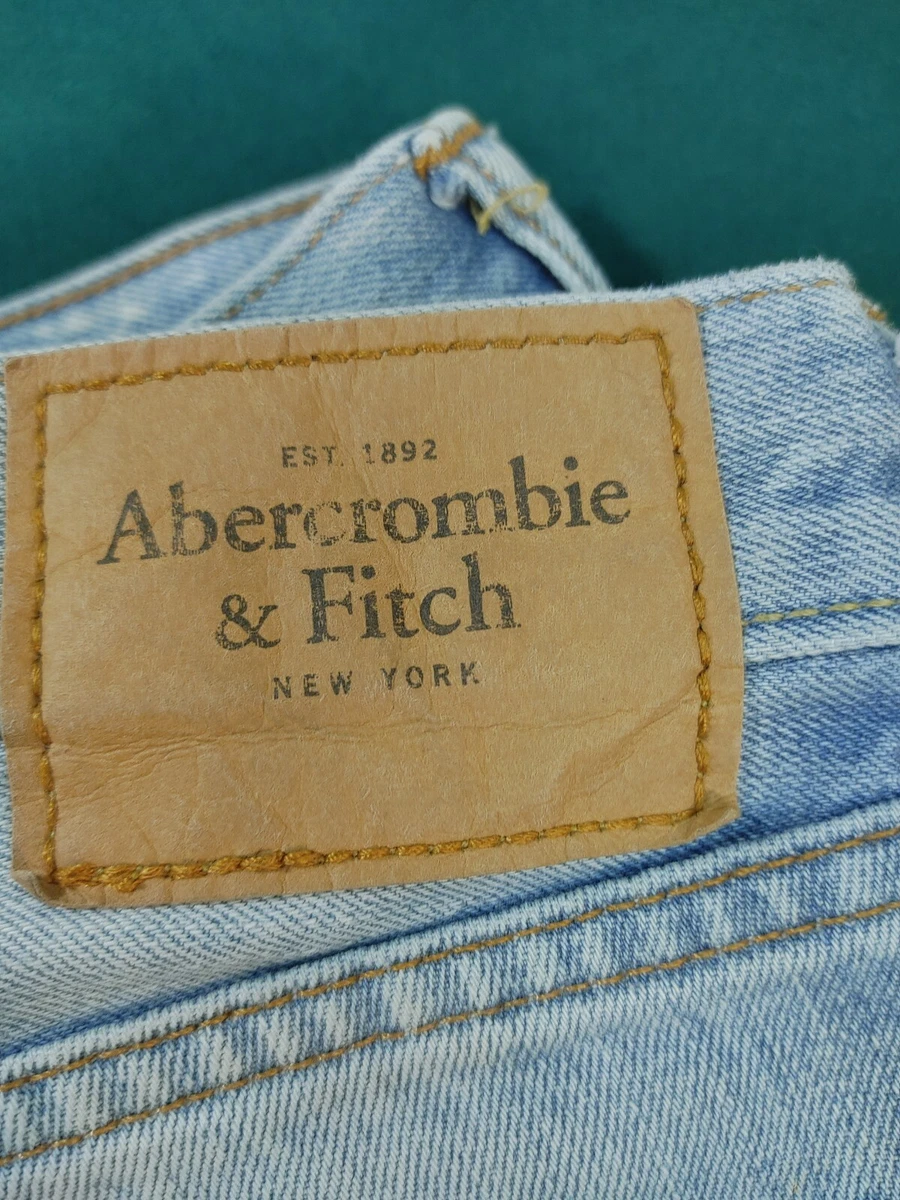 ON SALE Abercrombie Fitch W32 L30 Button Fly Jeans Distressed