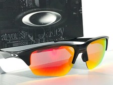 NEW Oakley FLAK BETA Black Matte POLARIZED Galaxy RUBY Sunglass 9363