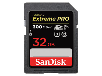 SanDisk SD Extreme Pro 32GB UHS-II 300MB/s V90