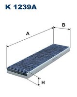 Filtron K 1239A Filter, Innenraumluft