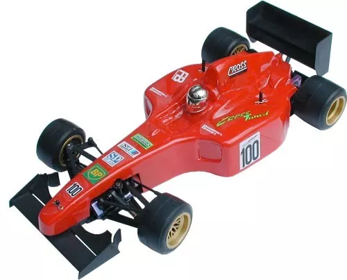*RARE* (Cross CFP-76) Tamiya F103 F1 Clear Body High Nose Type with Helmet
