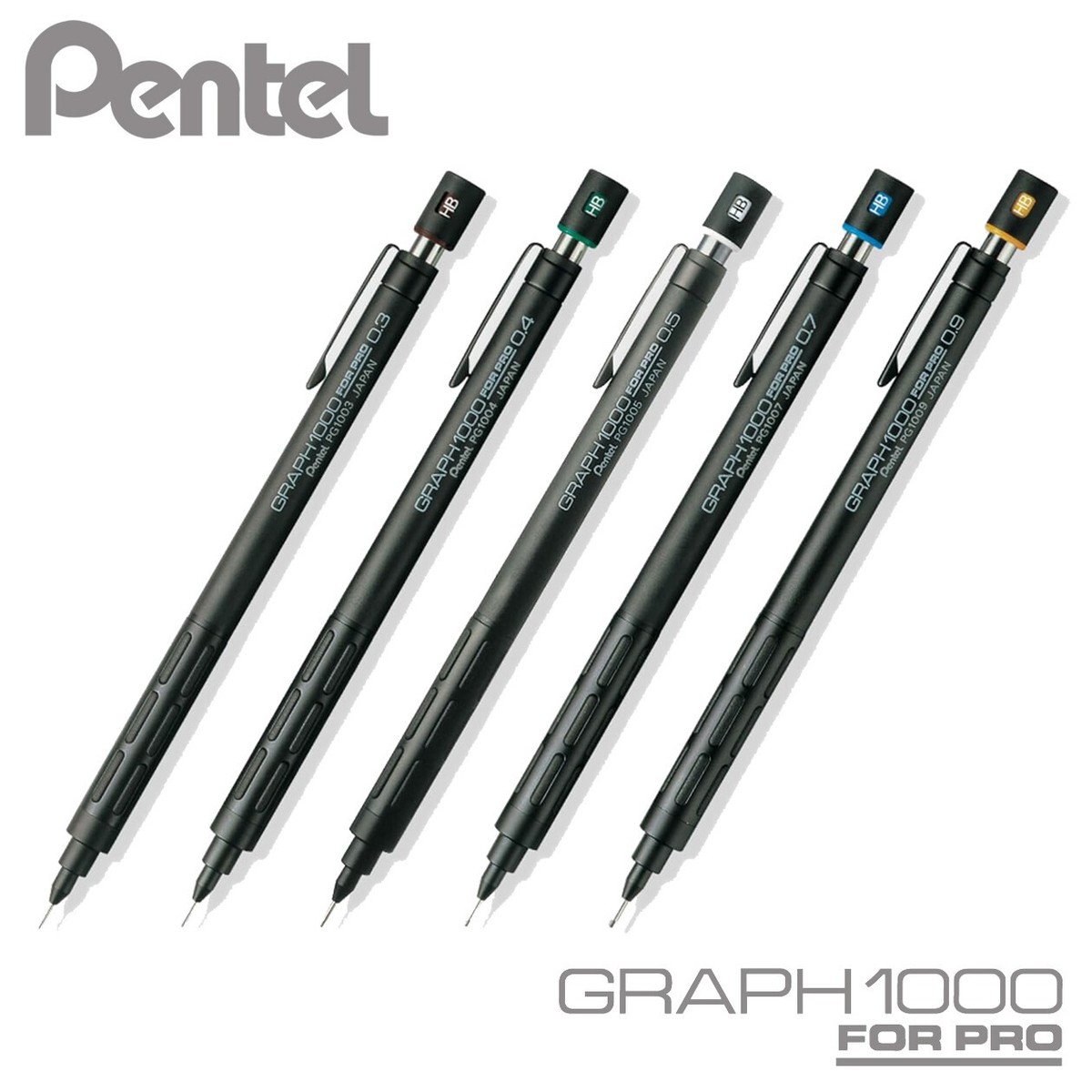 PENTEL GRAPH 1000 for PRO 0.3/0.4/0.5/0.7/0.9mm Mechanical