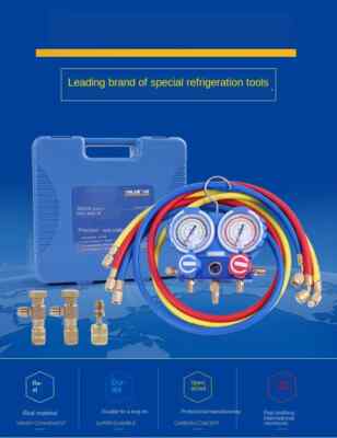 Dual Meter Valve Air Conditioning Plus Liquid Flow Meter Refrigerant Flow Meter