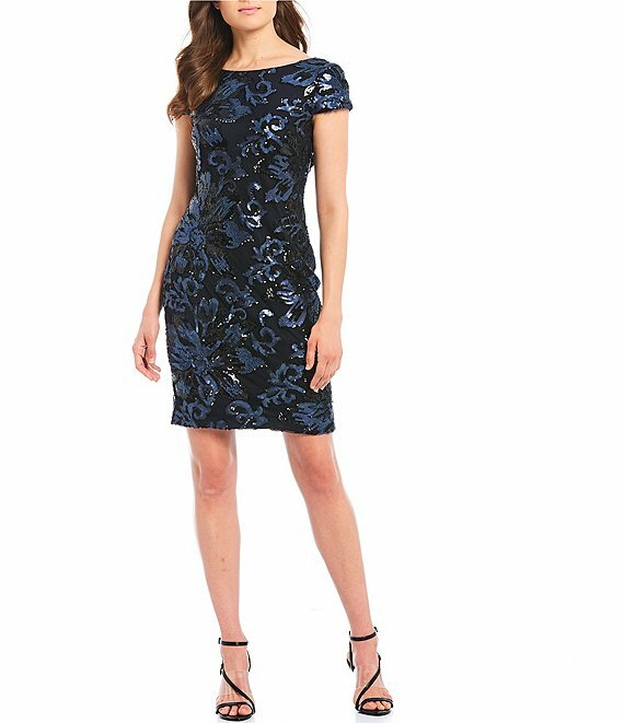 calvin klein sequin dress