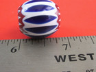 ANTIQUE MURANO ART GLASS BEAD NATIVE AMERICAN TRADE INDIAN RARE VENETIAN  LARGE — photo 1
