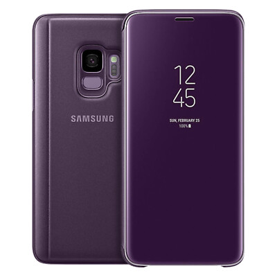 Original Samsung Clear View Standing Cover für Samsung Galaxy S9   Violett