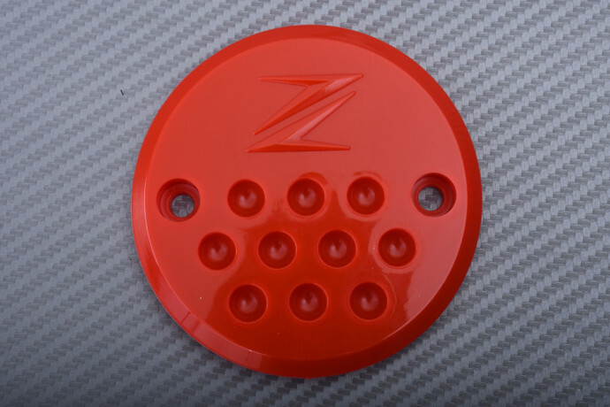 Protection carter moteur rouge Kawasaki Z750 pour balades et sorties moto