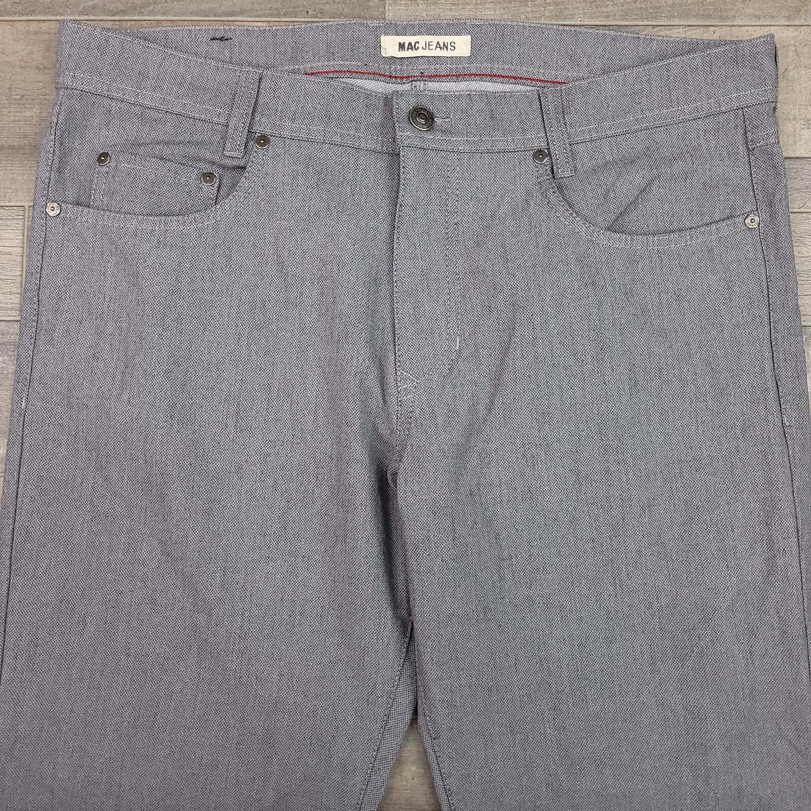 Mac Jeans Gabardine Non-Stretch Straight Leg Jean Navy 32L