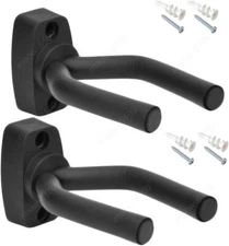 2-PACK Guitar Hanger Hook Holder Wall Mount Display Acoustic Electric w/Hardware