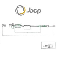 Cavo Comando Acceleratore Peugeot 205 la bcp PER 162902