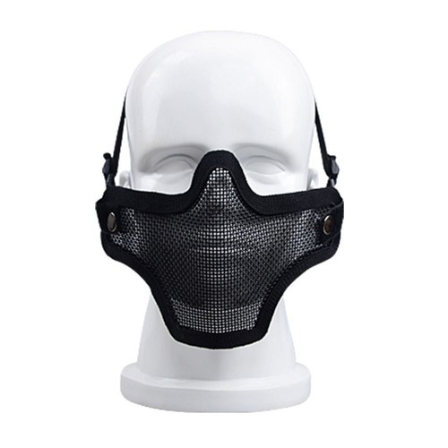 Carbon Steel Face Mask Steel Mesh Mask Half Face Wire Mask Head Protective✨ - Picture 7 of 15