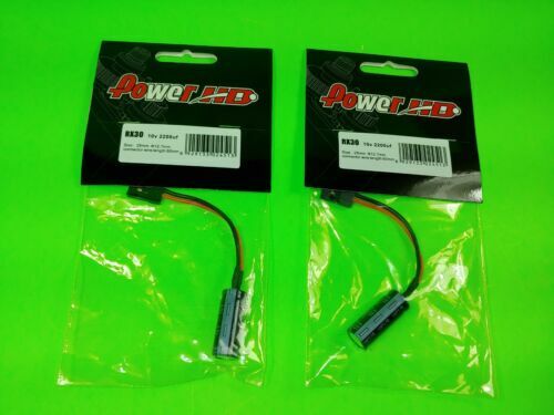 2 NEW POWER HD Glitch Buster Power Capacitor Spektrum RACER EDGE POWER HOBBY - Picture 1 of 1