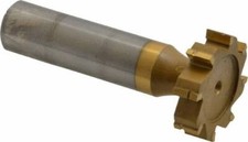 Made in USA 1" Diam x 1/4" Face Width, Carbide-Tipped, 8 Teeth, Shank Connect...