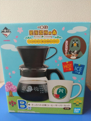 BANDAI Animal Crossing 2019 Prize B The Roost Kaffeeservice Set Ichiban Kuji