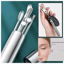 6pcs Stainless Steel Ear Picking Tool Set Wax Remover Canal Cleaner P1