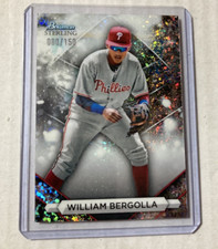 2023 Bowman Sterling #BSR-26- WILLIAM BERGOLLA Mini Diamond Refractor RC #'/150