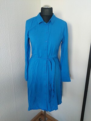 ICHI Damen Kleid blau Größe 40