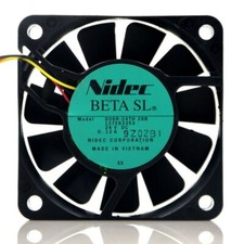 Nidec 60 60 15MM D06R-24TH 22B DC 24V 0.12A 6cm 3 Lines Inverter Cooling Fan
