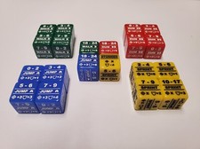Battletech Alpha Strike Movement Modifier 20 Dice Bundle: Color Coded Dice