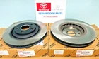 2011-2020  X2 Toyota Sienna Front Brake Rotor  GENUINE OEM PART