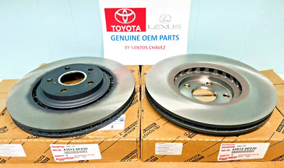 2011-2020  X2 Toyota Sienna Front Brake Rotor  GENUINE OEM PART