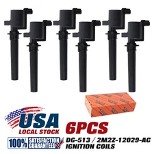 6Pcs OEM Ignition Coils For Ford Escape Mazda Mercury 3.0L V6 FD502 DG500 DG513