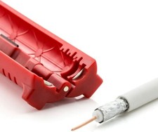 Cable Stripping Tool Coax Cable Strips RG58 RG59 CT100 Etc. TV Satellite Data