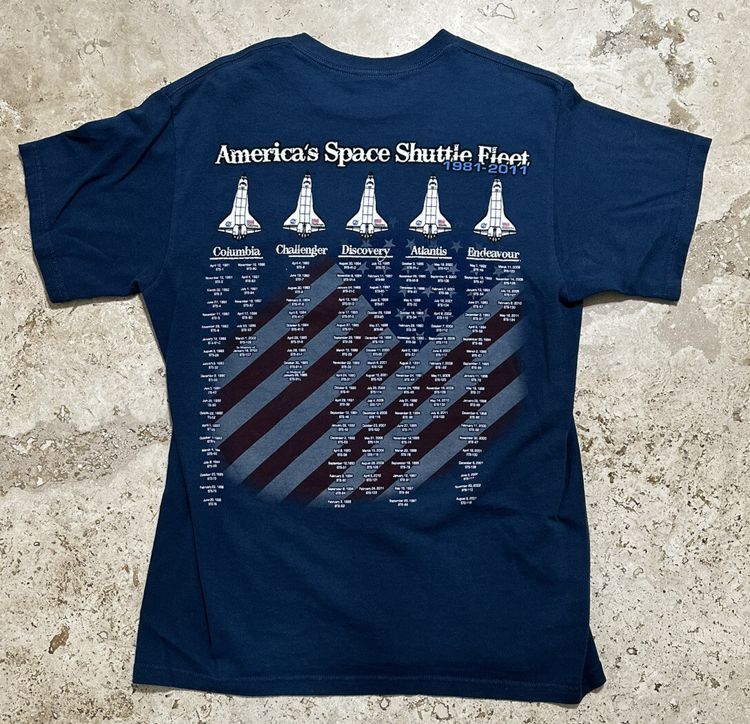 Americas Pride Space Shuttle Program T Shirt Medi… - image 5