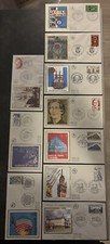 10 Timbre France Lot de FDC soie