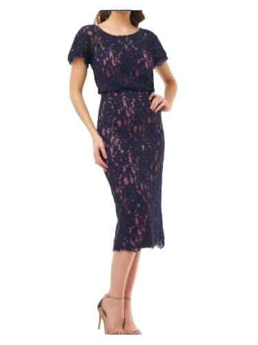 JS Collections Embroidered Lace Cocktail Dress ( Size 6 ) | eBay