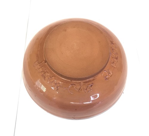 Handmade Casa De FolkLore Signed Ceramic Pottery Dish Ulmet Hill Romania Green - Picture 4 of 7