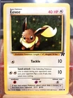 POKEMON Eevee 55/82 Team Rocket Set Unlimited Common, NM Condition