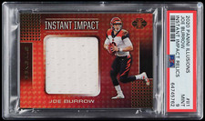 2020 Panini Illusions Joe Burrow INSTANT IMPACT ROOKIE PATCH #II1 PSA 9 (POP 28)