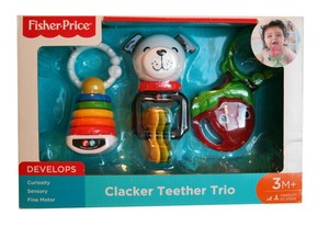 fisher price clacker teether trio