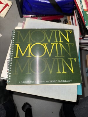 Rare! MoMA New York Museum of Modern Art appointment calendar 1980