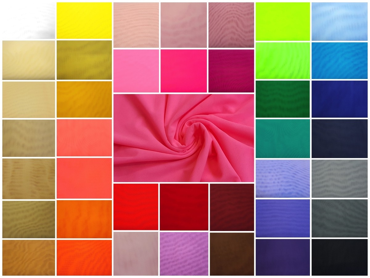 Tela de tul tela de tul fina de alta calidad tela de malla elástica ropa decoración